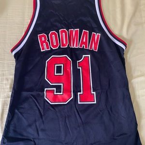 Champion vintage 90's Dennis Rodman basketball jersey